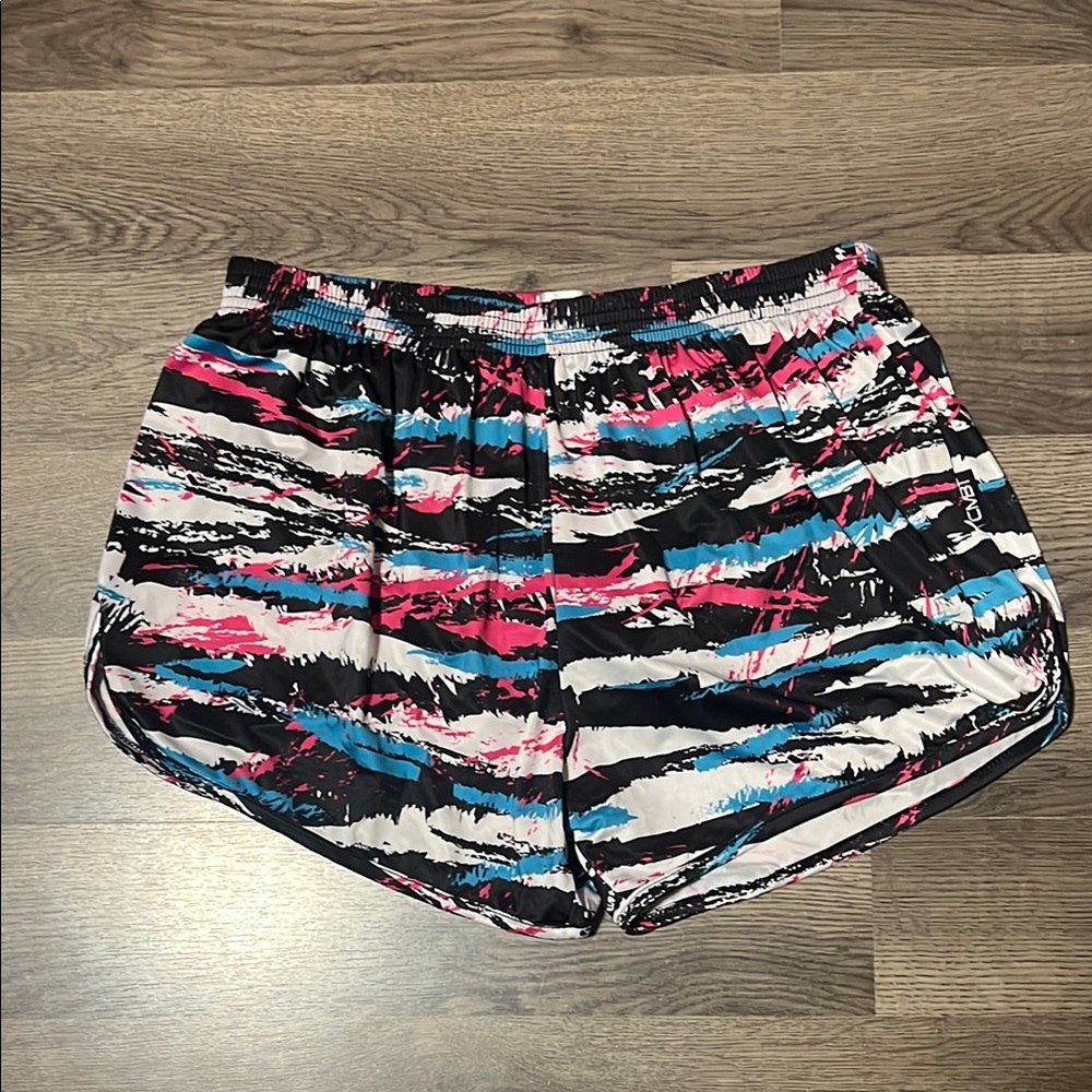 Reebok Black and Pink Athletic Shorts Lightweight Design